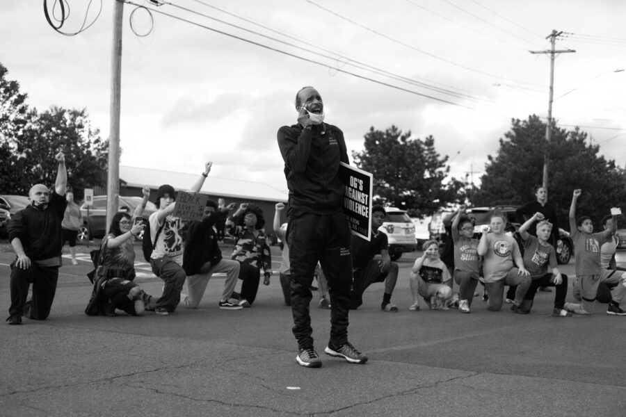 Black Lives Matter Syracuse 01 by Cherilyn Beckles